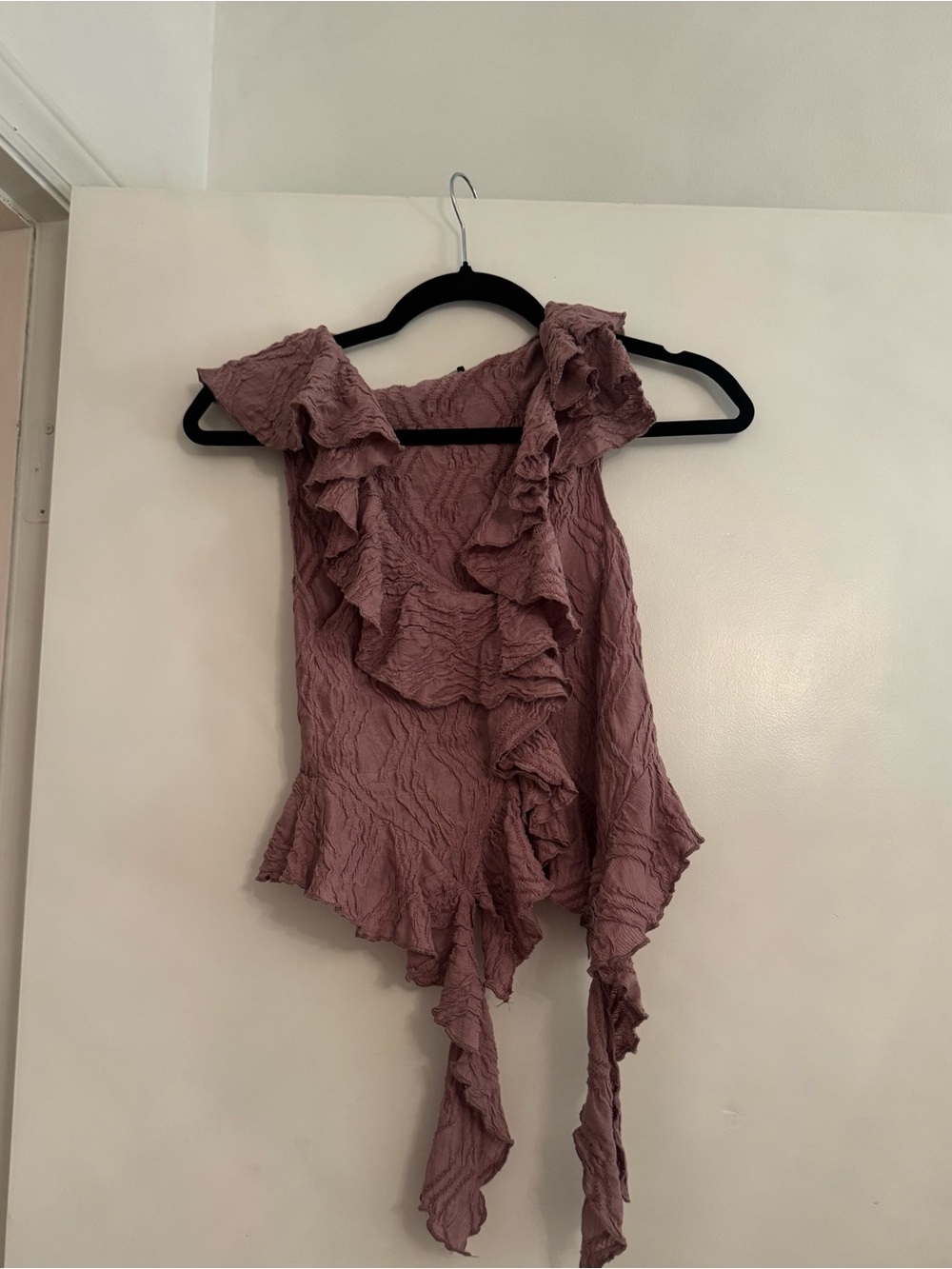Zara ruffle top